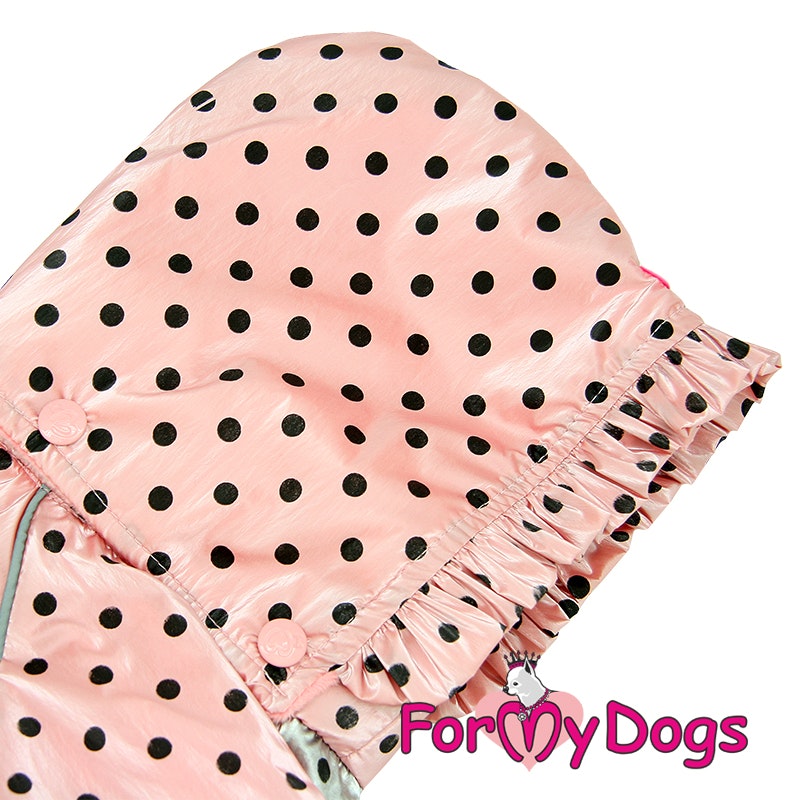 Varm Vinteroverall "Pink Polkadot" Tik "For My Dogs"