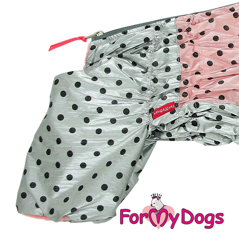 Varm Vinteroverall "Pink Polkadot" Tik "For My Dogs"