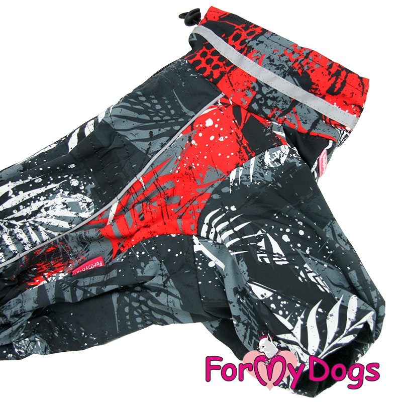 Vinteroverall "Black N Red" Tik "For My Dogs"