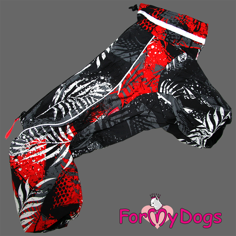 Vinteroverall "Black N Red" Tik "For My Dogs"