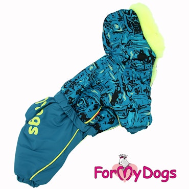 Varm Vinteroverall "Aqua" Hane "For My Dogs"