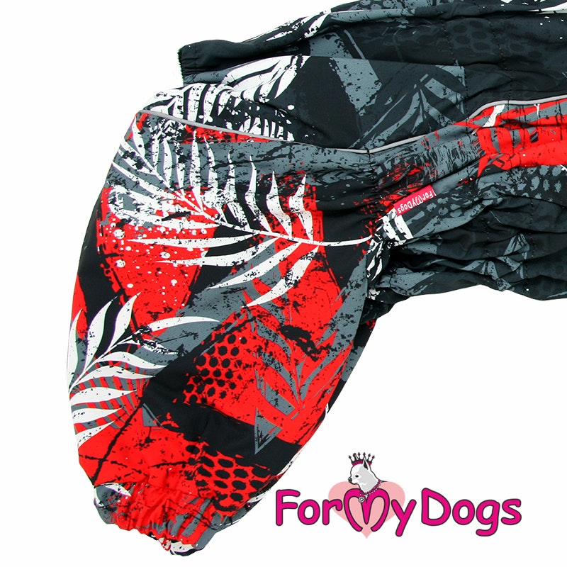 Varm Vinteroverall "Black N Red" Tik" For My Dogs"