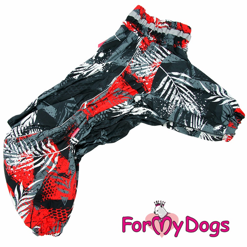 Varm Vinteroverall "Black N Red" Tik" For My Dogs"