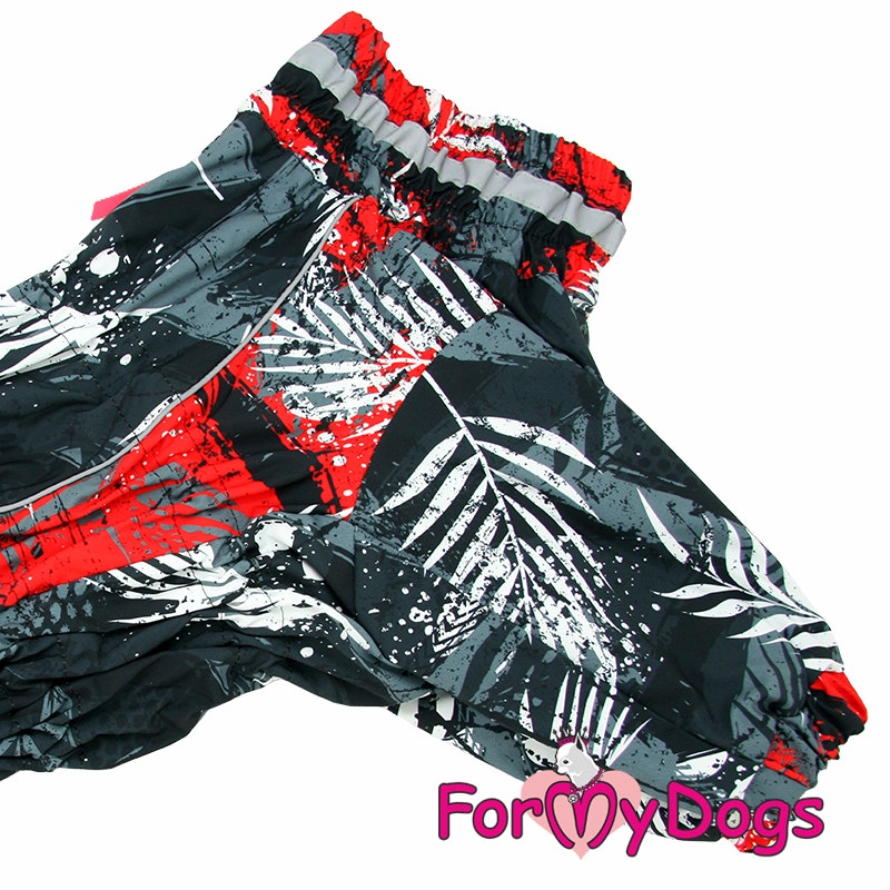 Varm Vinteroverall "Black N Red" Tik" For My Dogs"