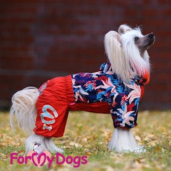 Varm Vinteroverall "Bright Red" Tik "For My Dogs"