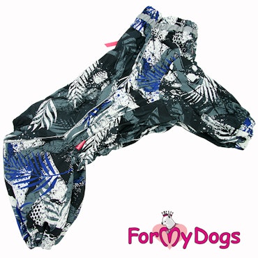 Varm Vinteroverall "Black N Blue" Hane " For My Dogs"