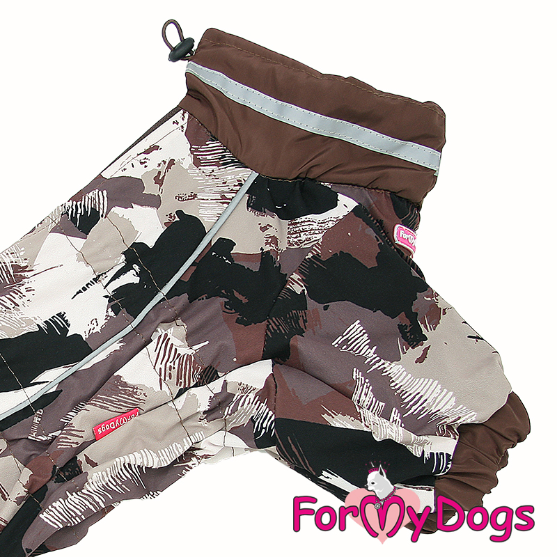 Regnoverall "Brown Camo" Hane "For My Dogs"