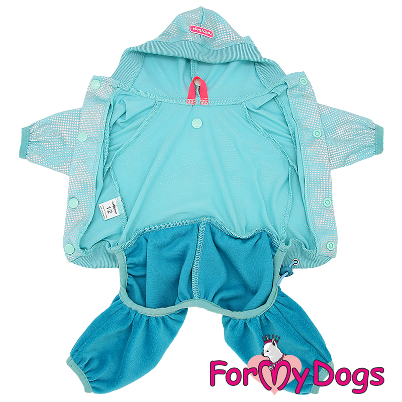 Suit Mysdress Pyjamas overall "Turquoise dream" Unisex "For My Dogs"