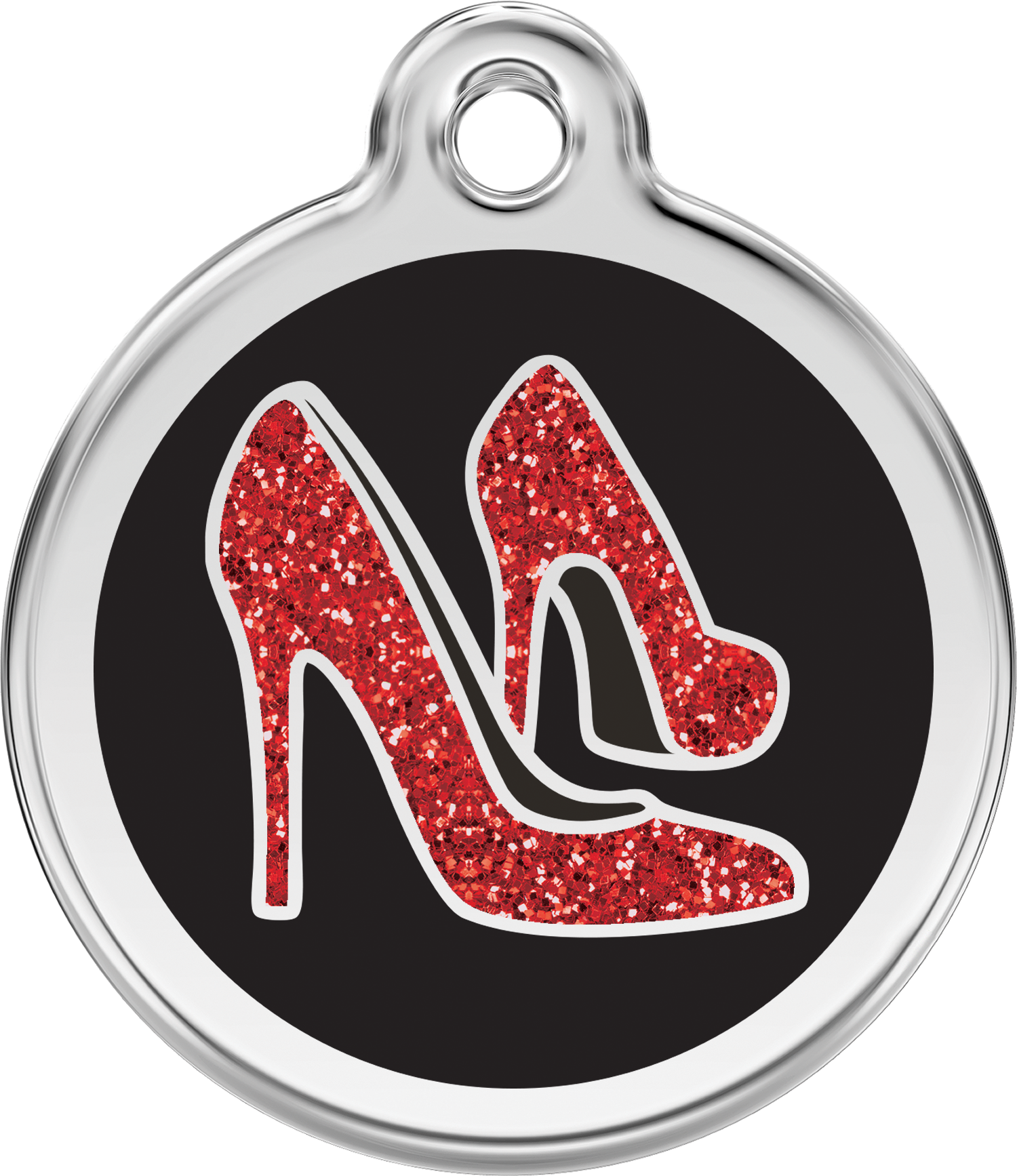 Dog Tag/Id-Bricka Pumps Glitter