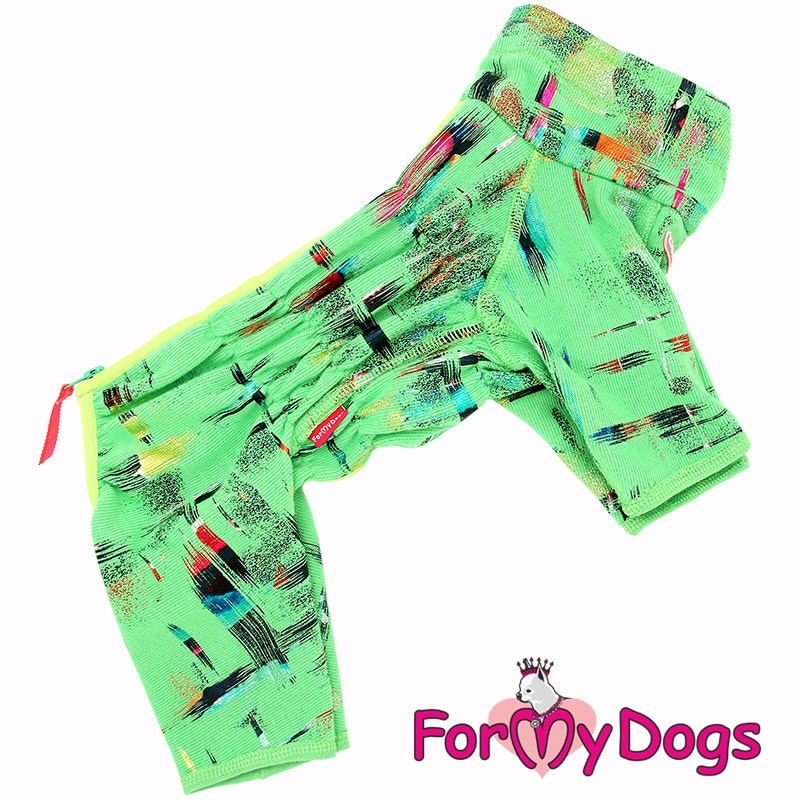 Mys Overall "Green Splash" Hane "For My Dogs"