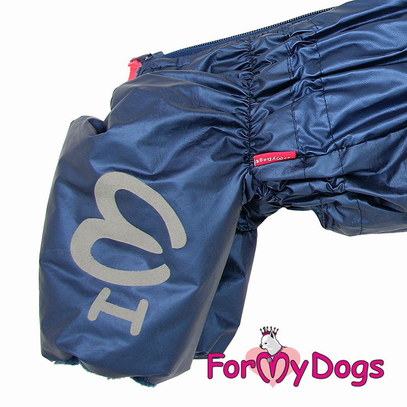 Varm Vinteroverall "Blue Metallic" Hane "For My Dogs"