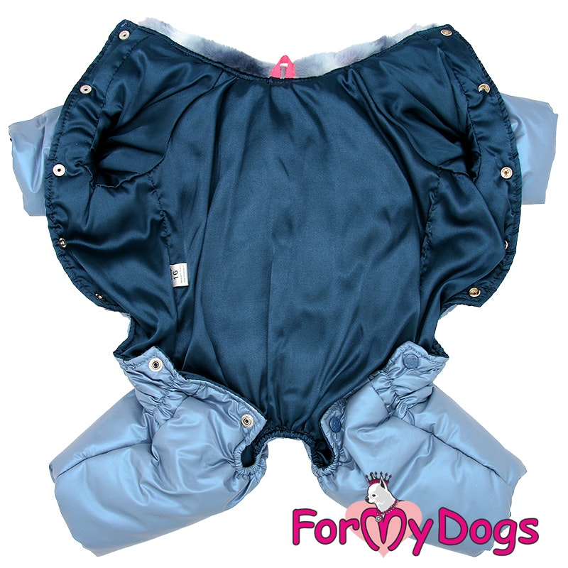 Varm Vinteroverall "Blue Metallica" Hane "For My Dogs"