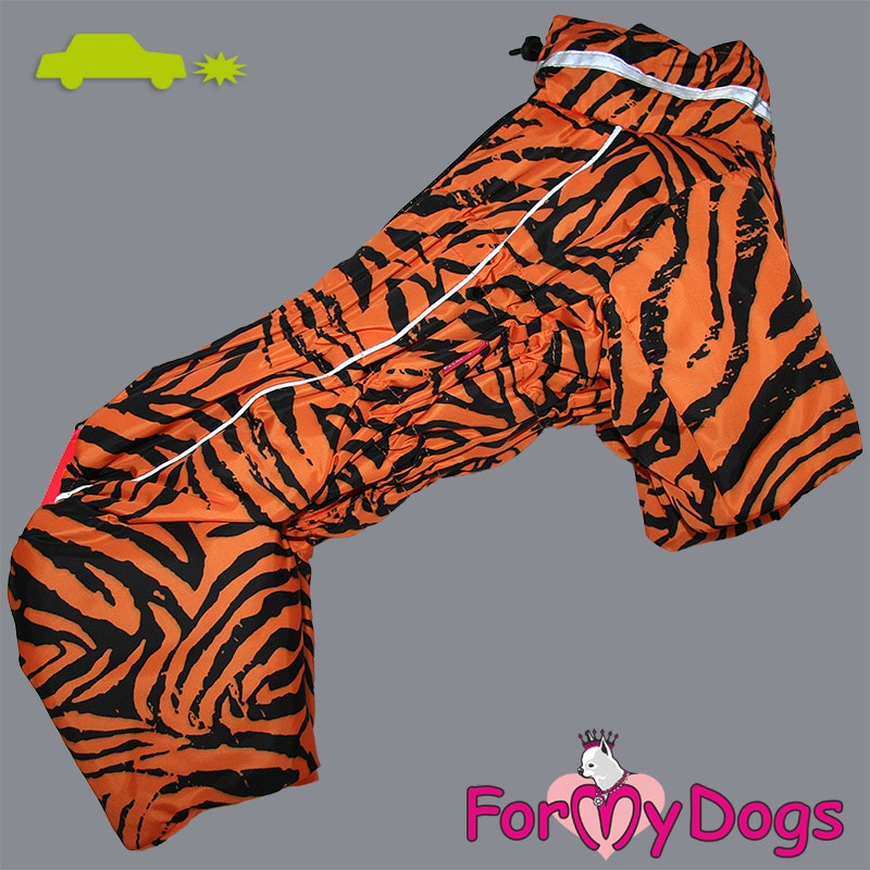 Varm Vinteroverall "Orange Leo" Hane "For My Dogs"