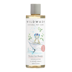 WILDWASH PET Schampoo - "Purrfect Cat" - Kattschampoo med mynta