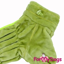 Varm Plysh/Fleece Overall "Lime Fluff" Tik "For My Dogs"