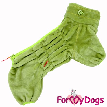 Varm Plysh/Fleece Overall "Lime Fluff" Tik "For My Dogs"