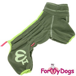 Suit Fleece Overall "Army Green" Hane "For My Dogs"