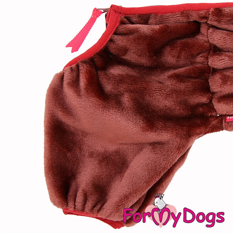 Fleeceoverall "Maroon" Hane "For My Dogs"