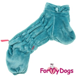 Varm Plysh/Fleece Overall "Blue Fluff" Tik "For My Dogs"