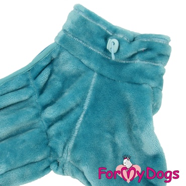 Varm Plysh/Fleece Overall "Blue Fluff" Tik "For My Dogs"