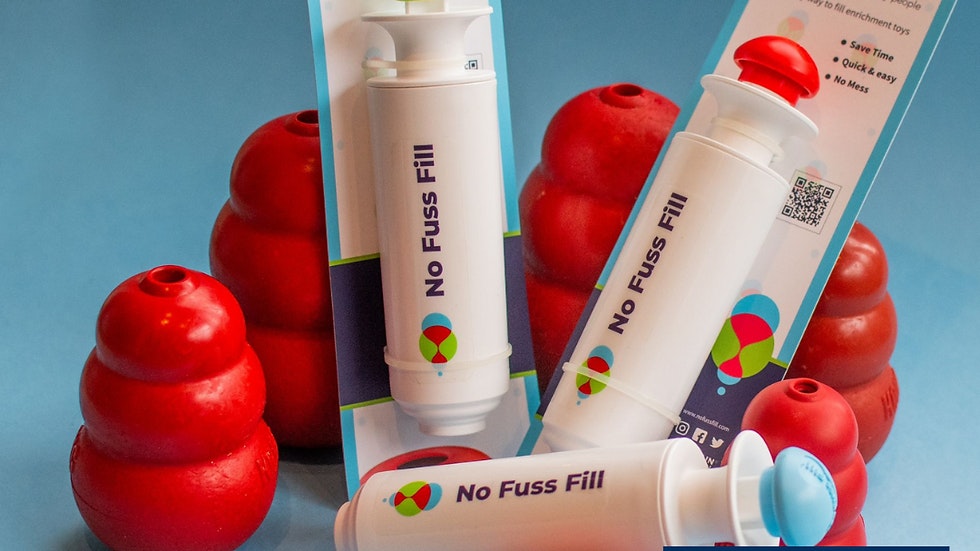 No Fuss Fill® Enrichment Toy Filler, påfyllningsdoserare för hemmagjort träningsgodis