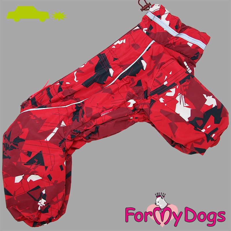 Fodrad Regnoverall "Sargas" Tik "For My Dogs"