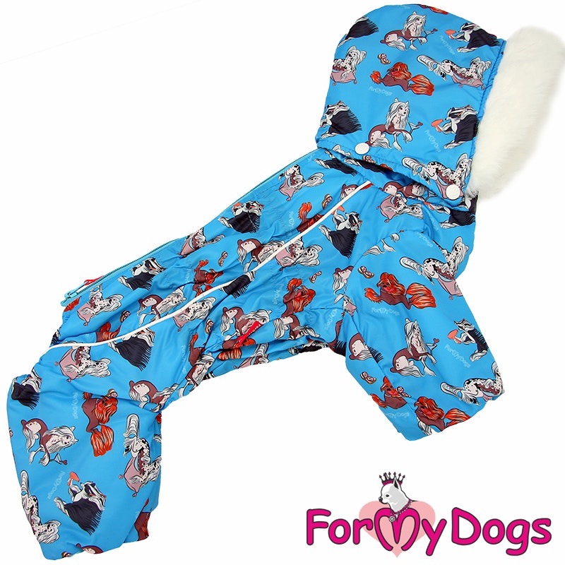 Varm Vinteroverall "CCD MANIA" Hane "For My Dogs"