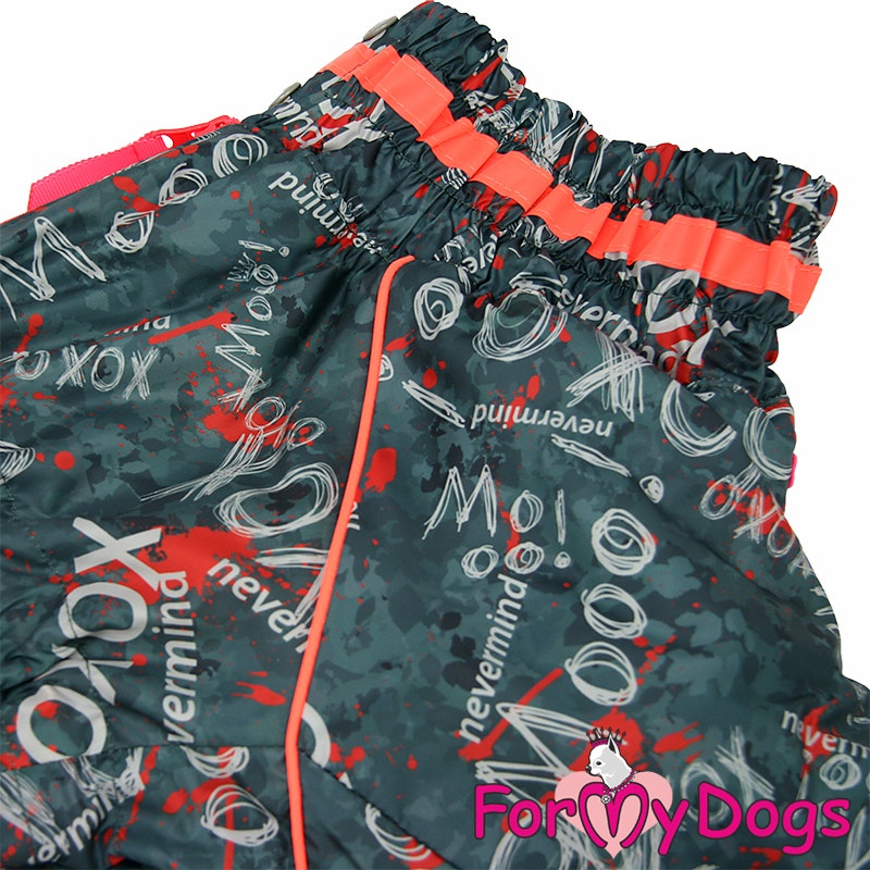 Varm Vinteroverall "XOXO" Hane "For My Dogs"