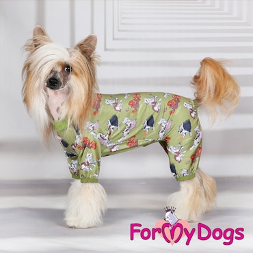 Mysoverall Klassisk Modell Pyjamas "CCD Mania" UNISEX "For My Dogs"