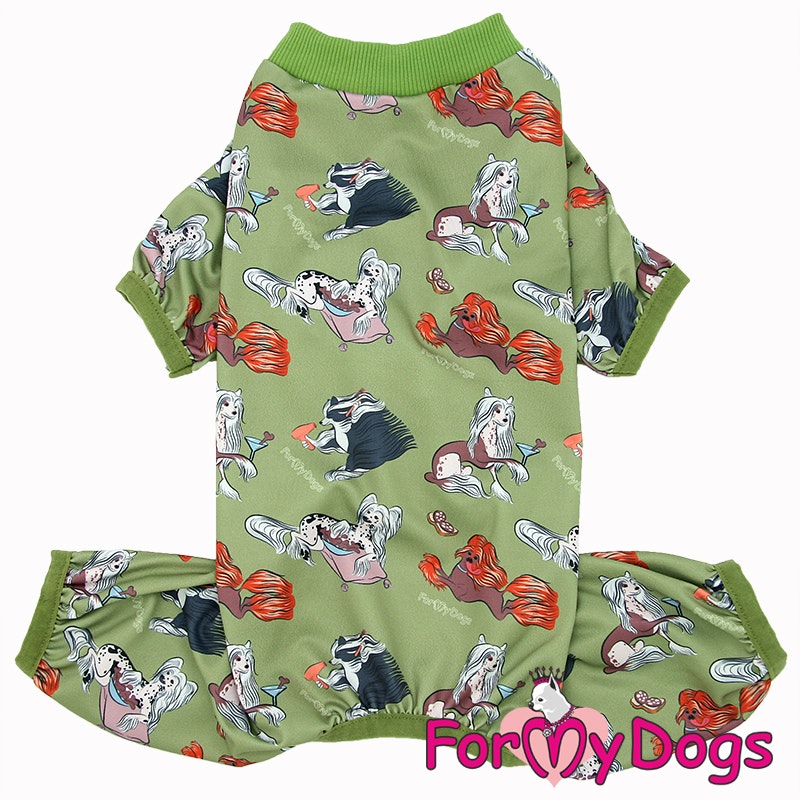 Mysoverall Klassisk Modell Pyjamas "CCD Mania" UNISEX "For My Dogs"