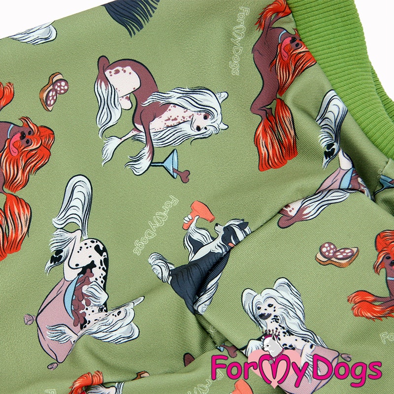 Mysoverall Klassisk Modell Pyjamas "CCD Mania" UNISEX "For My Dogs"