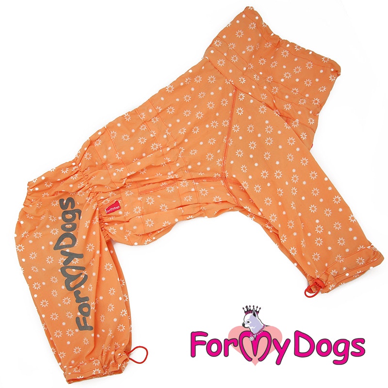 Duster Tunn Skyddsoverall "Orange" Tik "For My Dogs"