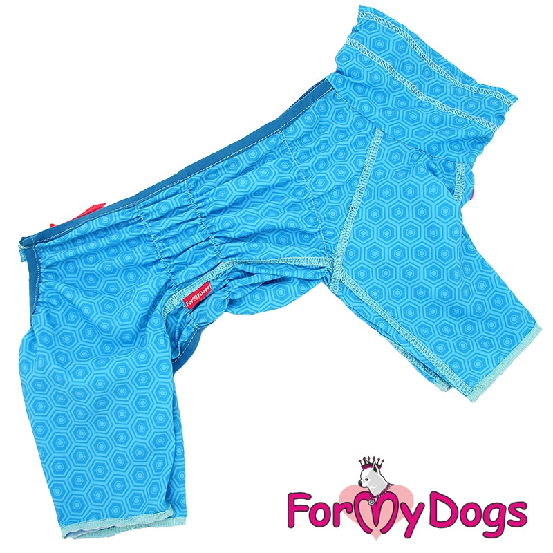 Duster tunn skyddsoverall "Blue Hexagon" Hane "For My Dogs"