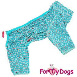 Duster tunn skyddsoverall "turquoise" Hane "For My Dogs"