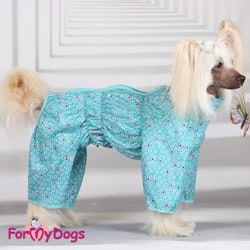 Duster tunn skyddsoverall "turquoise" Hane "For My Dogs"