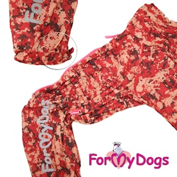 Duster tunn skyddsoverall "Red/Military" Tik "For My Dogs"