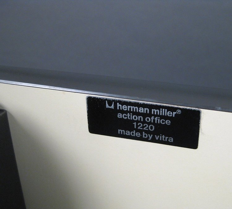Vintage Schreibtisch, Herman Miller Action Office 1220