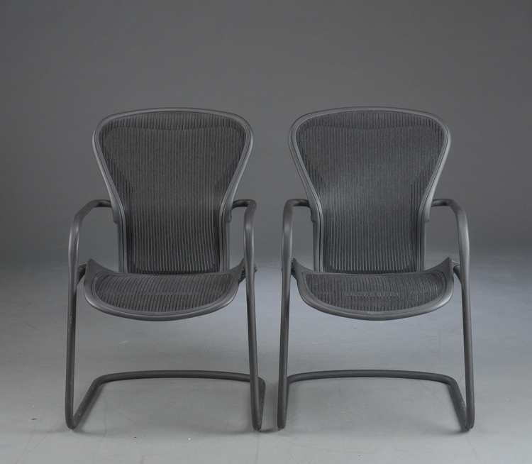5 x Konferenzstühle, Herman Miller Aeron Guest Chair B