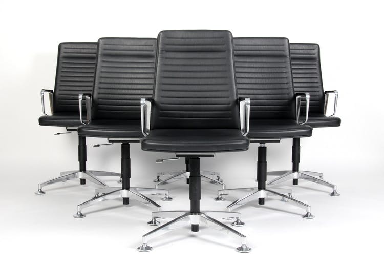 6 x Konferenzstühle / Bürostühle, Interstuhl VINTAGEis5