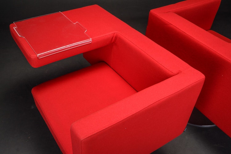 Lounge sessel mit tisch, Offecct Solitaire - Alfredo Häberl