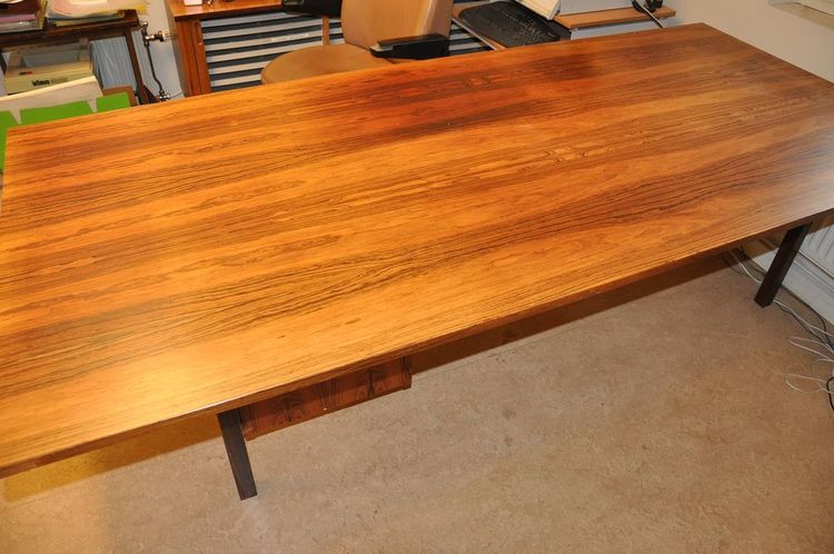 Schreibtisch in Palisander - 220 cm