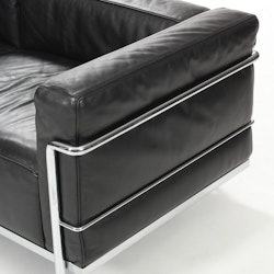 3-Sitzer-Sofa, Cassina LC3 - Design Le Corbusier