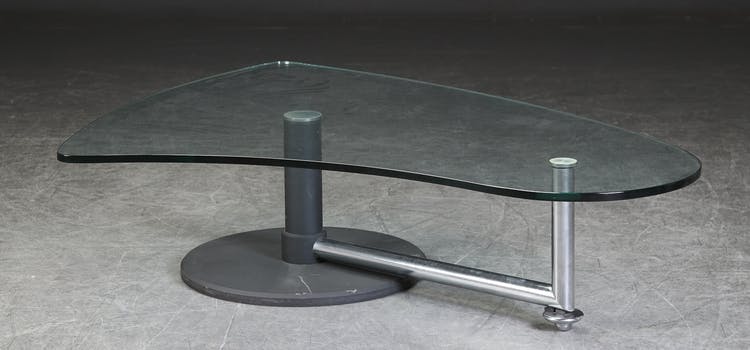 Couchtisch mit Glastischplatte, Rolf Benz - 157 cm - DesignerMobel.com -  Gebrauchte Designermöbel online