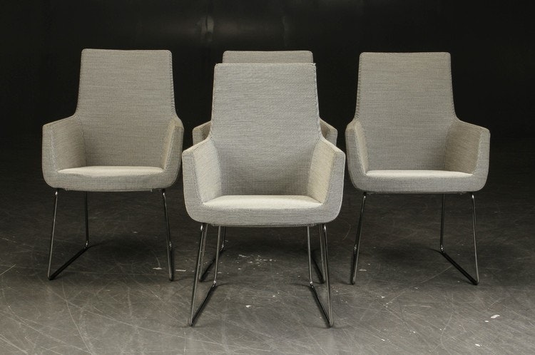 4 x konferenzstühle, Swedese Happy - Design Roger Persson