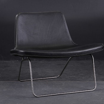 Sessel, HAY Ray Lounge Chair Leder - Jakob Wagner