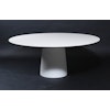 Runder Tisch, Moooi Container Table Weiß HPL 180 cm - Marcel Wanders