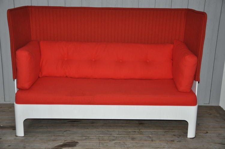 Sofa, Blå Station Hotel 3-Sitzer - Fredrik Mattson