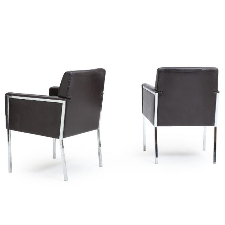 Set mit Tisch und 8 Stühlen, Moroso Steel - Enrico Franzolini