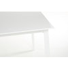Konferenztisch, weißes Laminat & Stahl - 280 x 90 cm