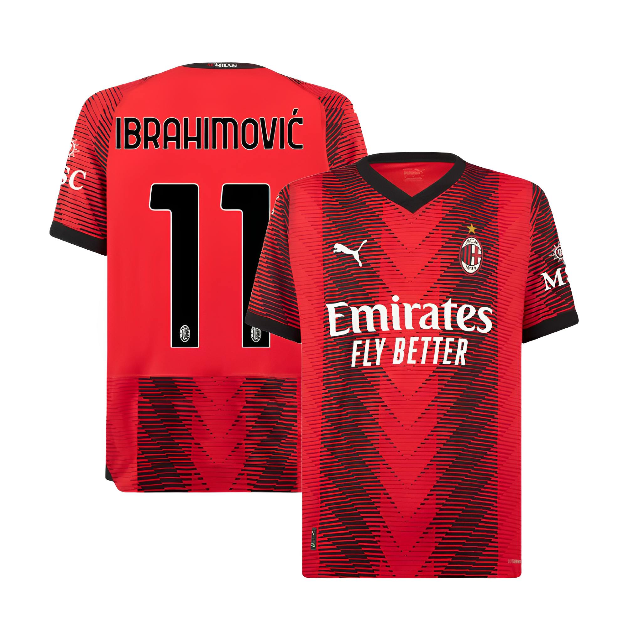 Barn fotbollströja Ibrahimović, AC Milan, Tröja